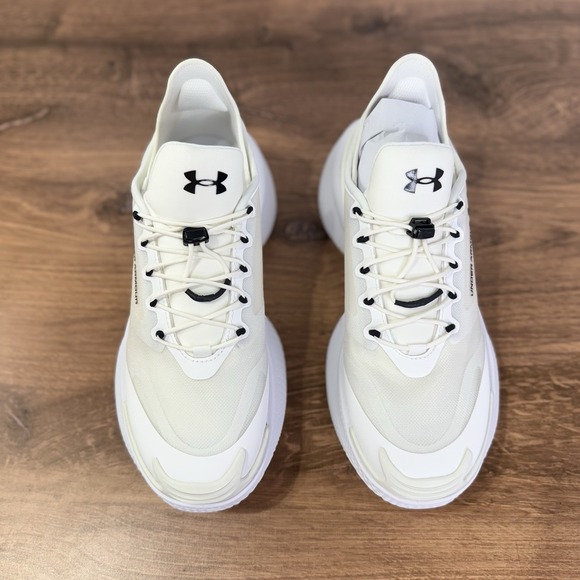 New Under Armour HOVR Infinite Women's‎ Size 8 Running Shoes White/Ivory Workout - Picture 5 of 6